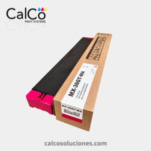 Tóner Magenta compatible con Sharp MX36 GTMA