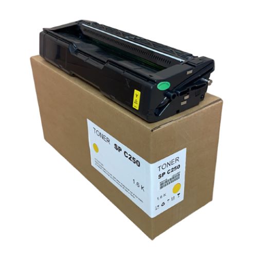 toner compatible con ricoh spc250 color amarillo