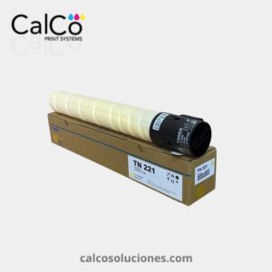 Tóner Amarillo TN221 para Konica Minolta - A8K3250