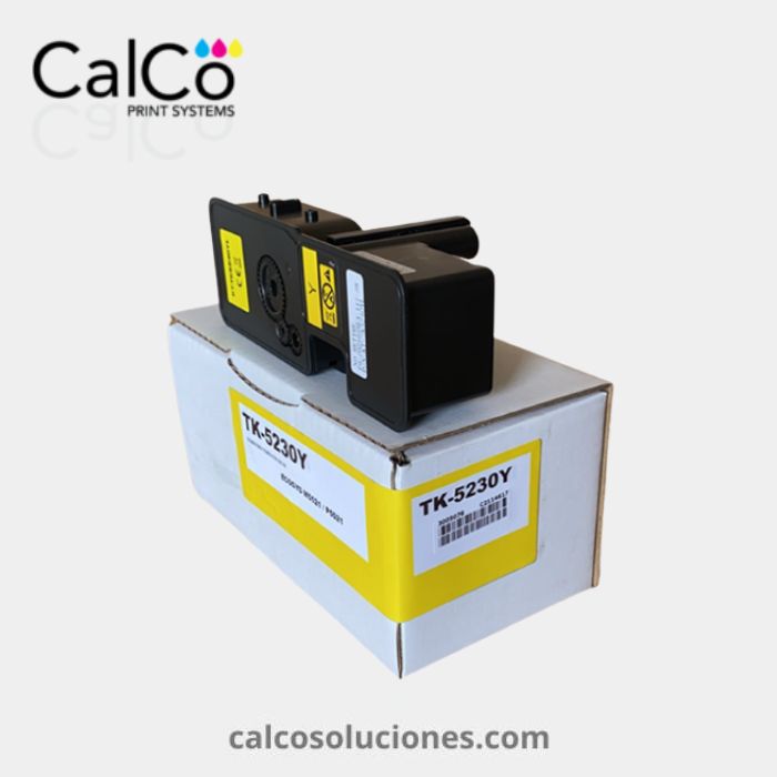 Tóner Amarillo TK 5230 para Kyocera - 1T02R9ANL1/1T02R9ANL0