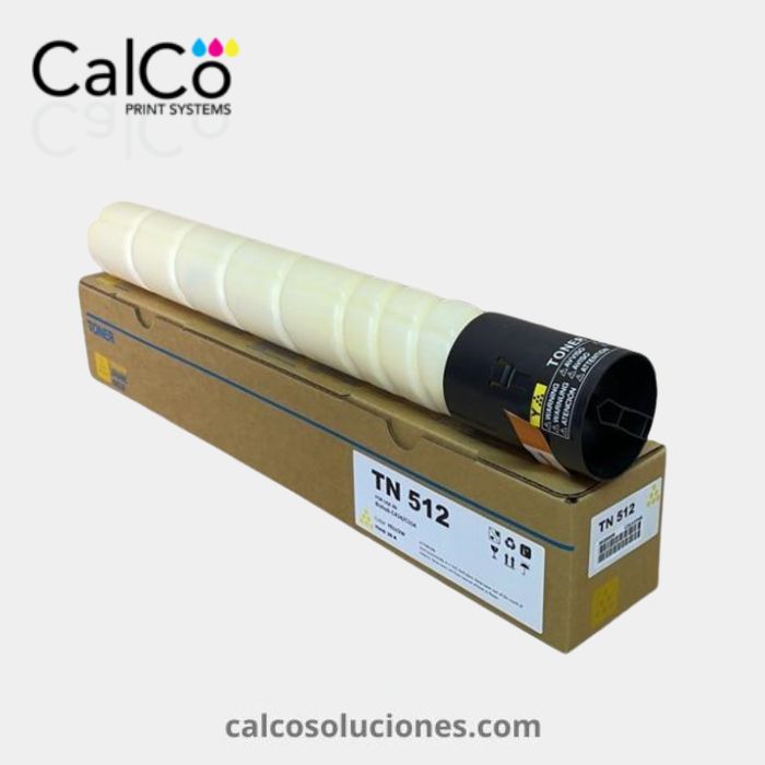 Tóner Amarillo TN512 para Konica Minolta - A33K292