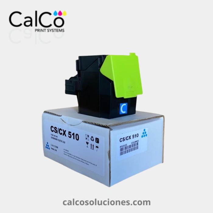 Tóner Negro CS-510 HC para Lexmark - 70C2XKEHC