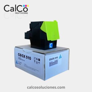 Tóner CX 510 Cyan HC Compatible con Lexmark - 80C2XC0HC