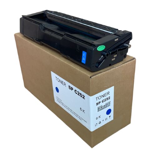 toner cyan compatible con ricoh spc252