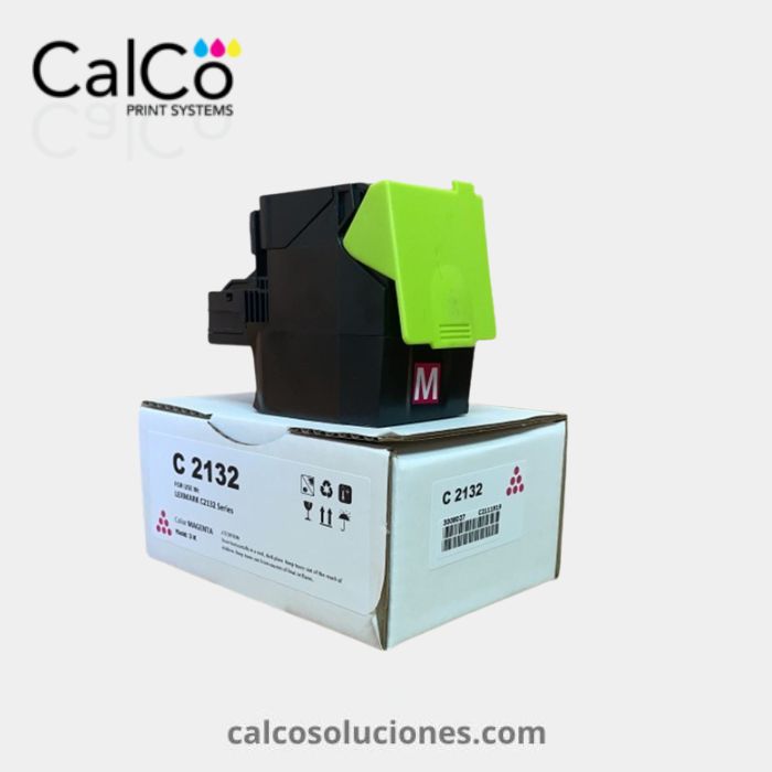Tóner Magenta C-2132 compatible con Lexmark - 24B6009 M