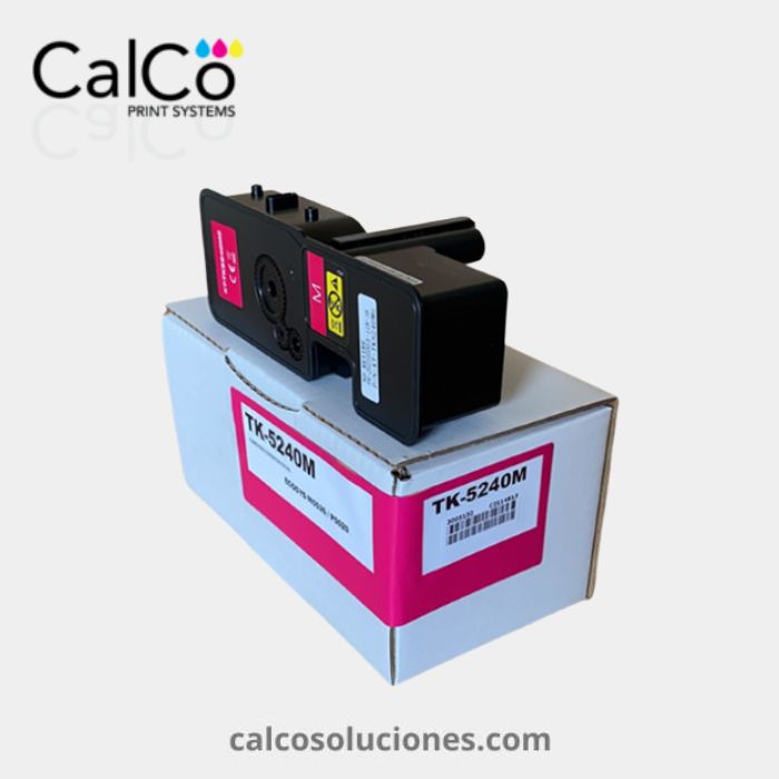 Tóner Magenta TK-5240 compatible con Kyocera