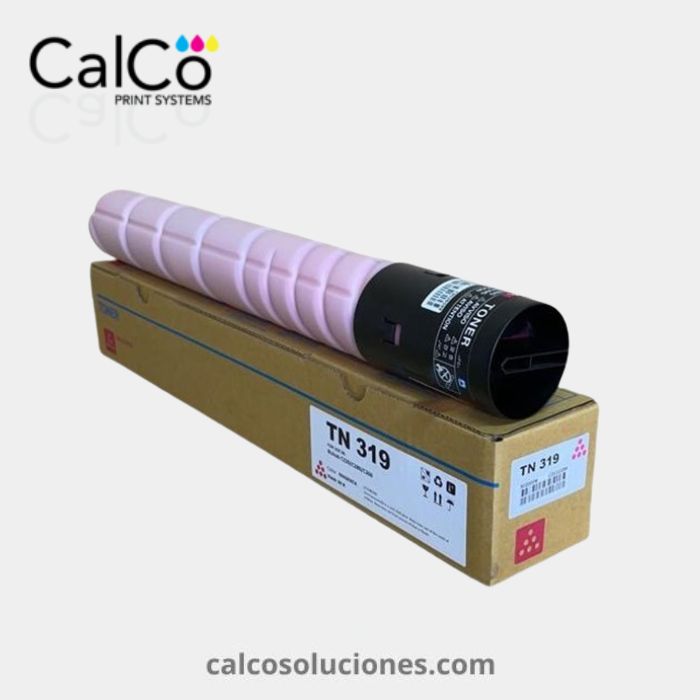 Tóner Magenta TN319 para Konica Minolta - A11G390