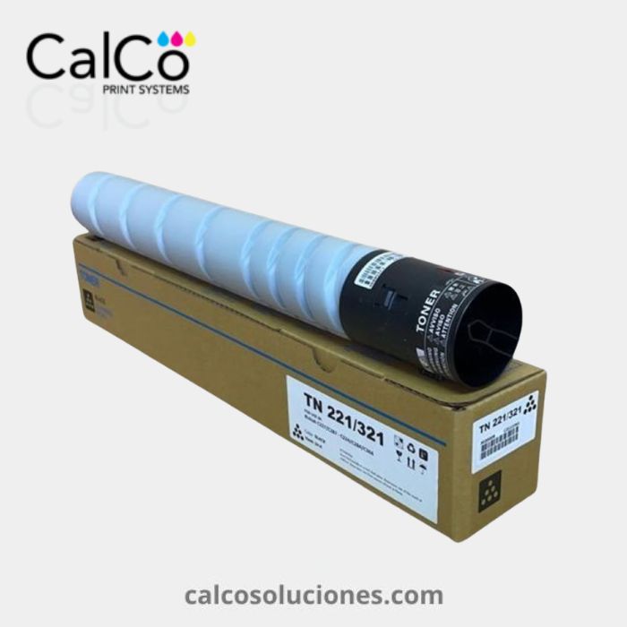 Tóner Negro TN321 para Konica Minolta - A33K130