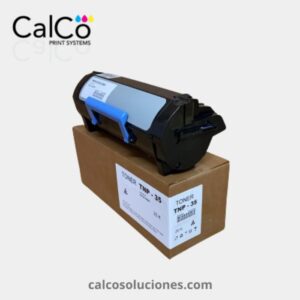 Tóner Negro TNP35/38HC para Konica Minolta - A6VK01H/A6VK01W