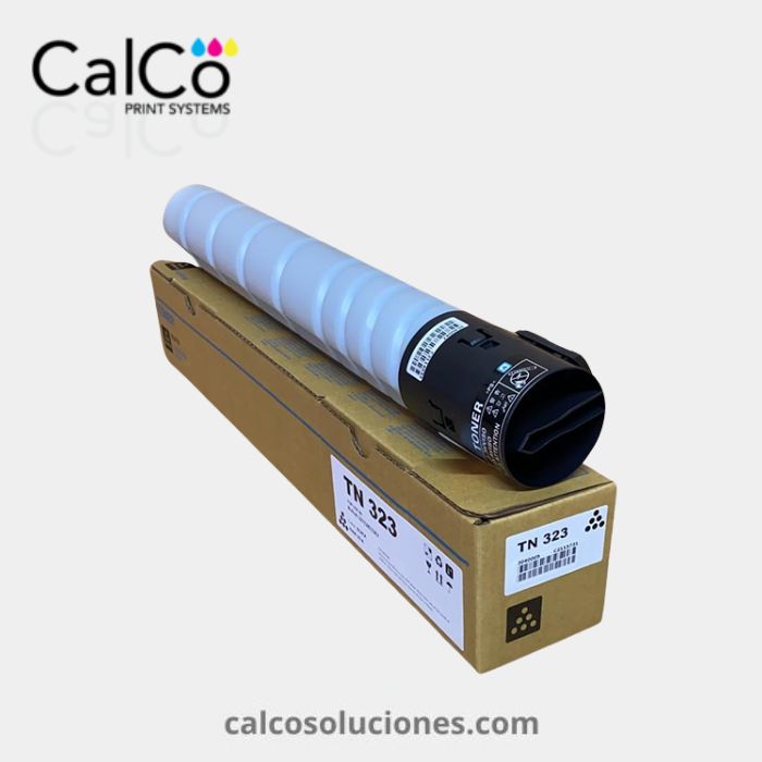 Tóner negro TN 323 para Konica Minolta - A87M090