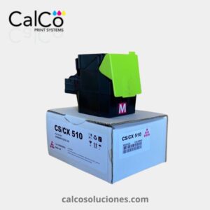 Tóner CX 510 Magenta HC Compatible con Lexmark - 80C2XM0HC