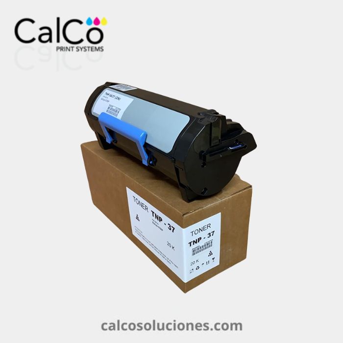 Tóner negro para Konica Minolta TNP 34/37 - A63W01W/A63W01F