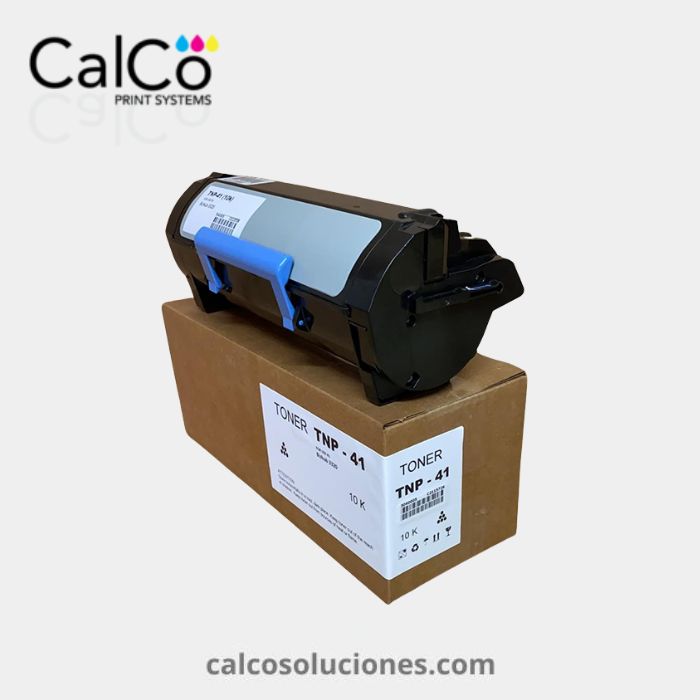 Tóner negro TNP 41 HC para Konica Minolta - A6WT00W