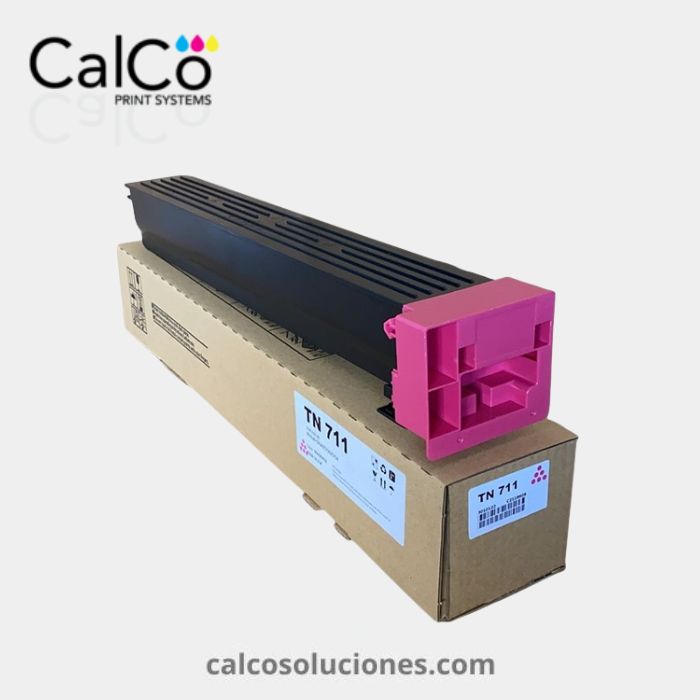 Tóner Magenta TN711 para Konica Minolta Bizub C654 / 754 - A3VU330