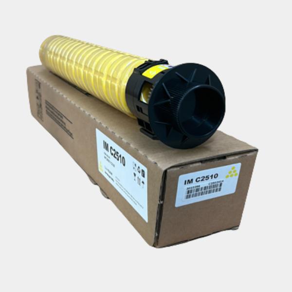toner amarillo compatible con impresora laser ricoh im c2510