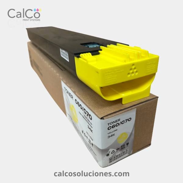 Tóner Amarillo Compatible para Xerox Color C60/C70 - 006R0168