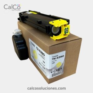 tóner amarillo TK-5390, compatible con la impresora Ecosys PA4500cx de Kyocera