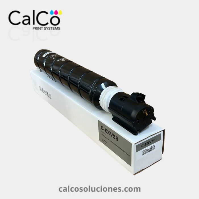 toner negro compatible con canon c exv58