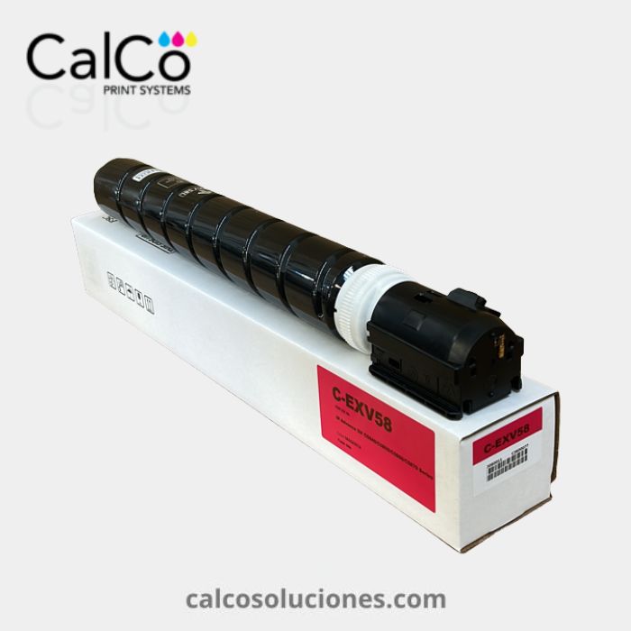 Tóner Magenta C-EXV58 compatible con Canon IR Advance DXC5840-DXC5870
