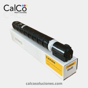Tóner Compatible Canon C-EXV64 Yellow para IR Advance DX C3922 Series